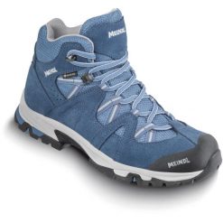 Buty trekkingowe damskie MEINDL Cornwall Lady Mid GTX. Niebieskie obuwie trekkingowe damskie MEINDL, bez zapięcia. W wyprzedaży za 699.30 zł.